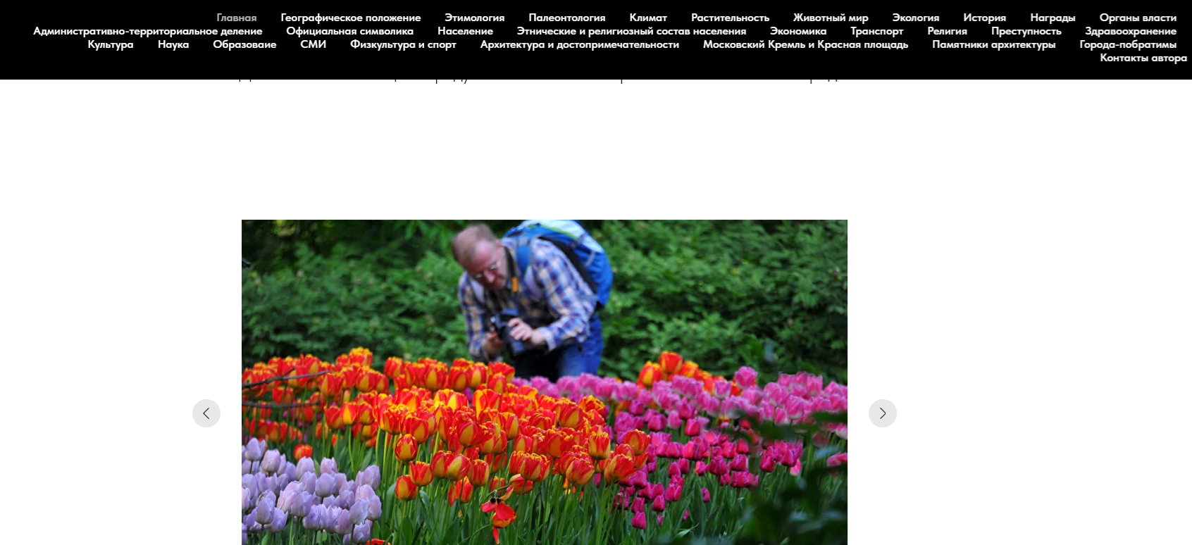 Еще один мой сайт в сервисе Tilda, посвященный городу Москва